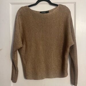 Ralph Lauren Women's Gold Sweater
